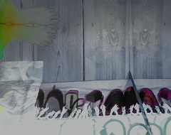 Fotografie/ Humoristisches Stilleben mit Schuhen